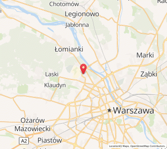 Mapa: Bielany, Warsaw