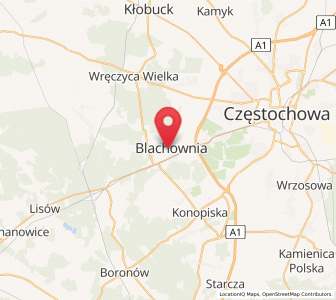 Mapa: Blachownia, województwo śląskie