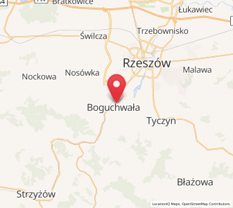 Mapa: Boguchwała, województwo podkarpackie