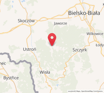 Mapa: Brenna, województwo śląskie