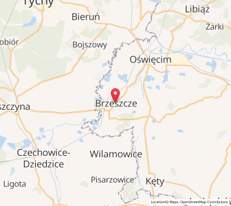 Mapa: Brzeszcze, województwo małopolskie