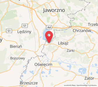 Mapa: Chełmek, województwo małopolskie