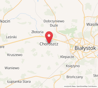 Mapa: Choroszcz, województwo podlaskie