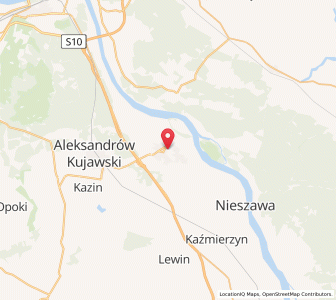 Mapa: Ciechocinek, województwo kujawsko-pomorskie