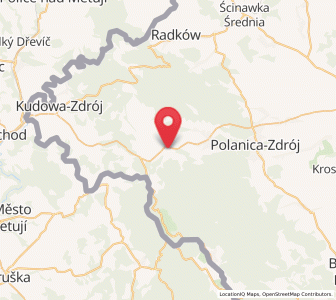 Mapa: Duszniki-Zdrój, województwo dolnośląskie