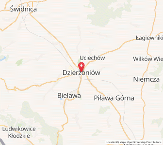 Mapa: Dzierżoniów, Województwo dolnośląskie