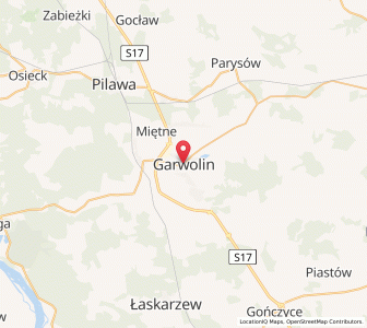 Mapa: Garwolin, województwo mazowieckie