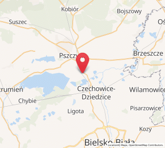 Mapa: Goczałkowice Zdrój, województwo śląskie