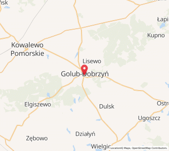Mapa: Golub-Dobrzyń, województwo kujawsko-pomorskie