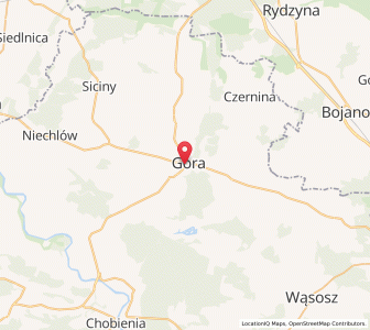 Mapa: Góra, województwo dolnośląskie