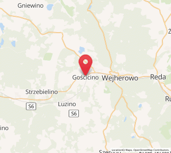 Mapa: Gościcino, województwo pomorskie