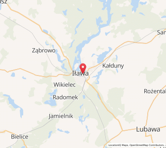 Mapa: Iława, Województwo warmińsko-mazurskie