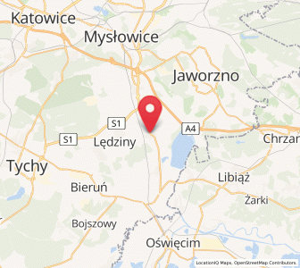 Mapa: Imielin, województwo śląskie