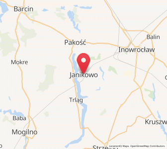 Mapa: Janikowo, województwo kujawsko-pomorskie