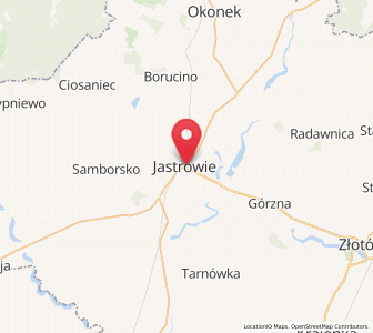 Mapa: Jastrowie, województwo wielkopolskie
