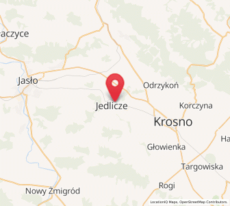 Mapa: Jedlicze, województwo podkarpackie