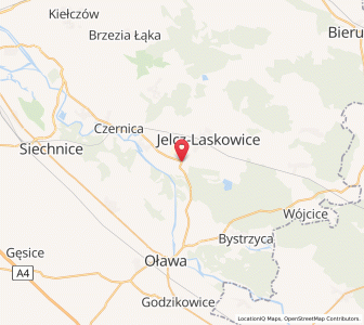 Mapa: Jelcz-Laskowice, województwo dolnośląskie