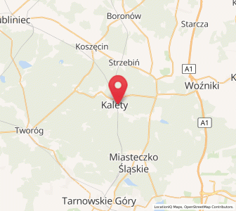 Mapa: Kalety, województwo śląskie