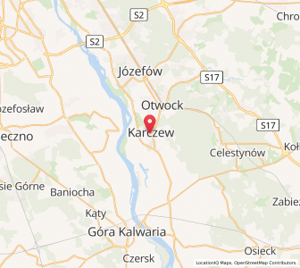 Mapa: Karczew, województwo mazowieckie