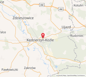 Mapa: Kędzierzyn-Koźle, Województwo opolskie