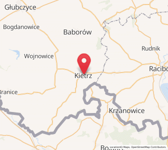 Mapa: Kietrz, województwo opolskie
