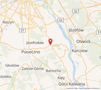 Mapa: Konstancin-Jeziorna, województwo mazowieckie