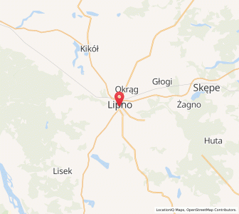 Mapa: Lipno, województwo kujawsko-pomorskie