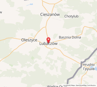 Mapa: Lubaczów, województwo podkarpackie