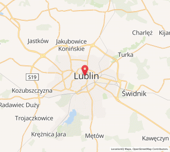 Mapa: Lublin, Województwo lubelskie
