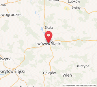 Mapa: Lwówek Śląski, województwo dolnośląskie