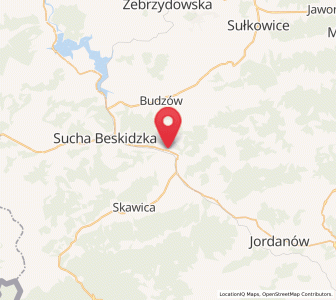 Mapa: Maków Podhalański, województwo małopolskie