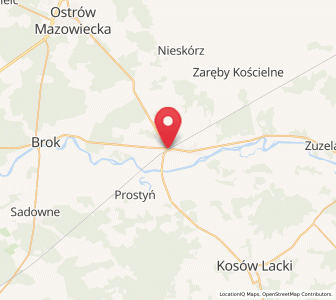 Mapa: Małkinia Górna, województwo mazowieckie