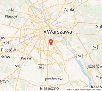 Mapa: Mokotów, Warsaw