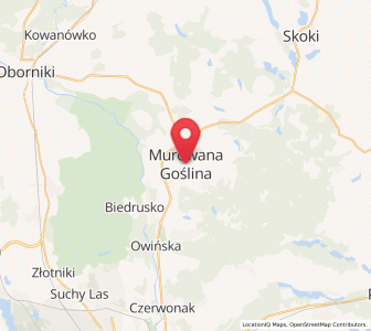 Mapa: Murowana Goślina, województwo wielkopolskie