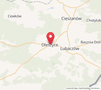 Mapa: Oleszyce, województwo podkarpackie