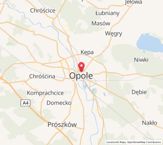 Mapa: Opole, Województwo opolskie