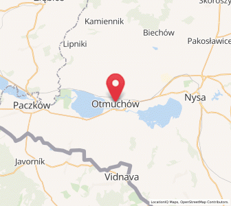 Mapa: Otmuchów, województwo opolskie