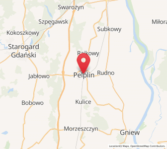 Mapa: Pelplin, województwo pomorskie