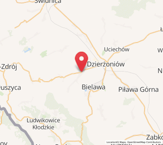 Mapa: Pieszyce, województwo dolnośląskie