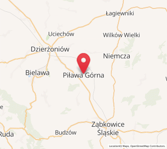 Mapa: Piława Górna, województwo dolnośląskie