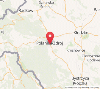 Mapa: Polanica-Zdrój, województwo dolnośląskie