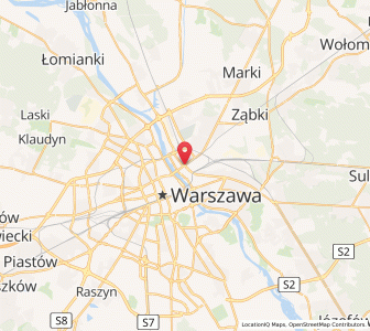 Mapa: Praga Północ, Warsaw