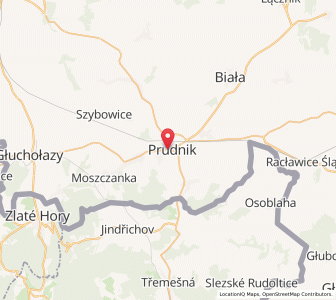 Mapa: Prudnik, Województwo opolskie