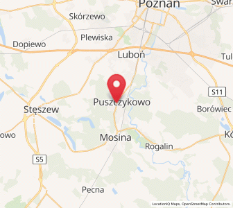 Mapa: Puszczykowo, województwo wielkopolskie