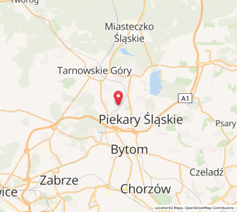 Mapa: Radzionków, województwo śląskie