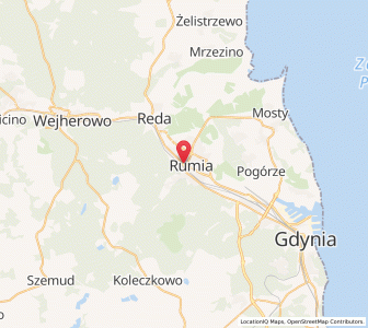 Mapa: Rumia, Województwo pomorskie