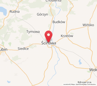 Mapa: Ścinawa, województwo dolnośląskie