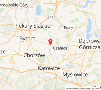 Mapa: Siemianowice Śląskie, Województwo śląskie