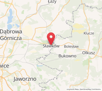 Mapa: Sławków, województwo śląskie