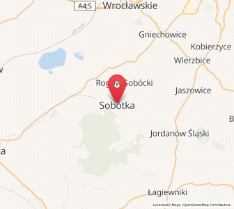 Mapa: Sobótka, województwo dolnośląskie